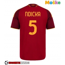 Moške Nogometnih dresov AS Roma Evan Ndicka #5 Domači 2026-27 Kratki rokavi